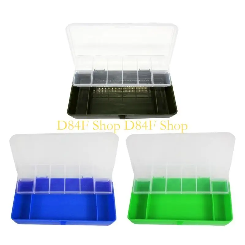 D84F Double-deck Sorting Box Fishing Bait Lure Hooks Box Bait Storage Case
