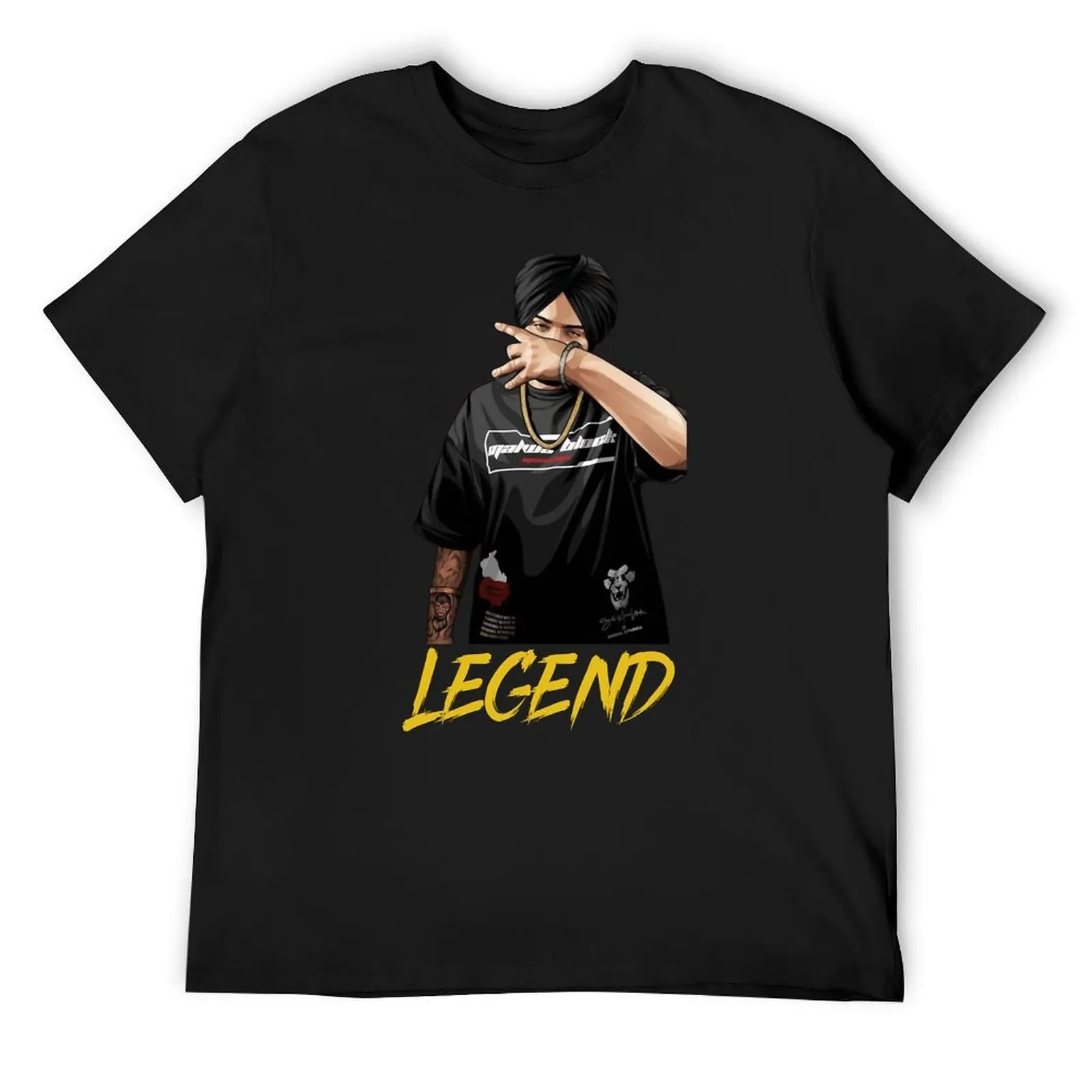 

Legend sidhu moose wala (1) T-Shirt quick drying Louboutins blacks t shirts for men pack