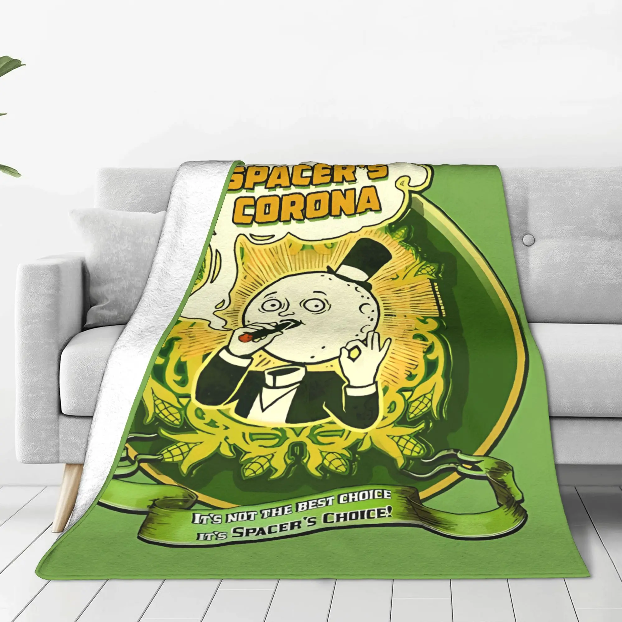1PC Spacers Corona The Outer Worlds Home Room Decorations Winter Blankets For Adults Bedding Home Interior Sofa Knee