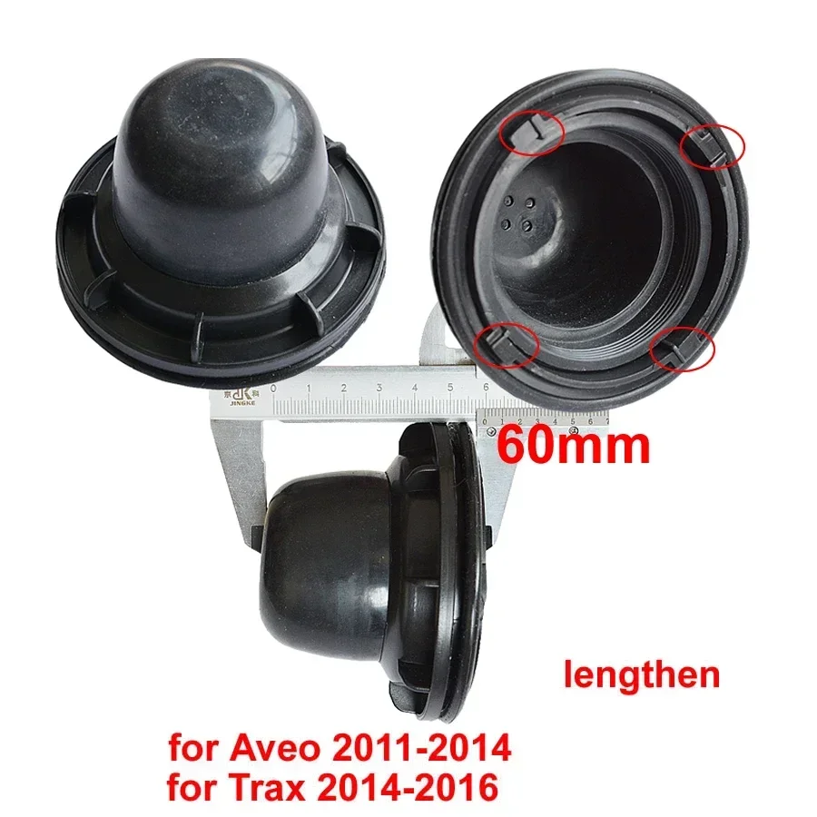 For Chevrolet Sail 3 15-19 Aveo Trax Lengthened Dust Cover Waterproof Dustproof Headlamp Rear Shell Seal Headlight Cap 1pcs