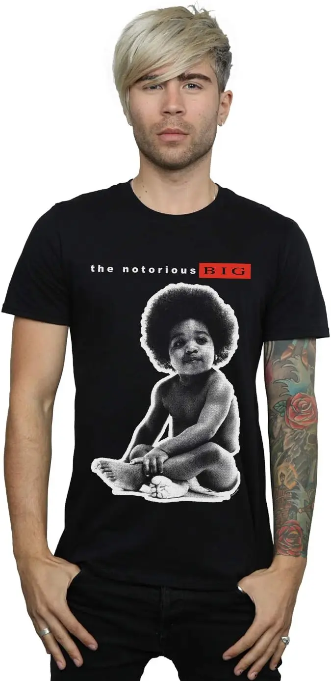 Notorious BIG Men's Baby Photo T-Shirt