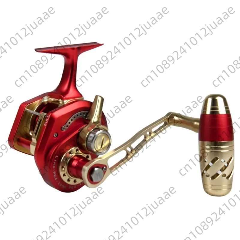 Heavy Duty All Metal Conventional Reel, Automatic Spool Line Guide for Deep Sea Boat Jigging Offshore Trolling