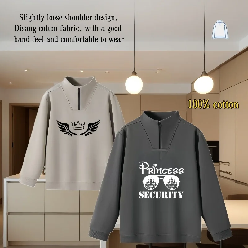 European and American New Style Couple Sweatshirts for Autumn and Winter