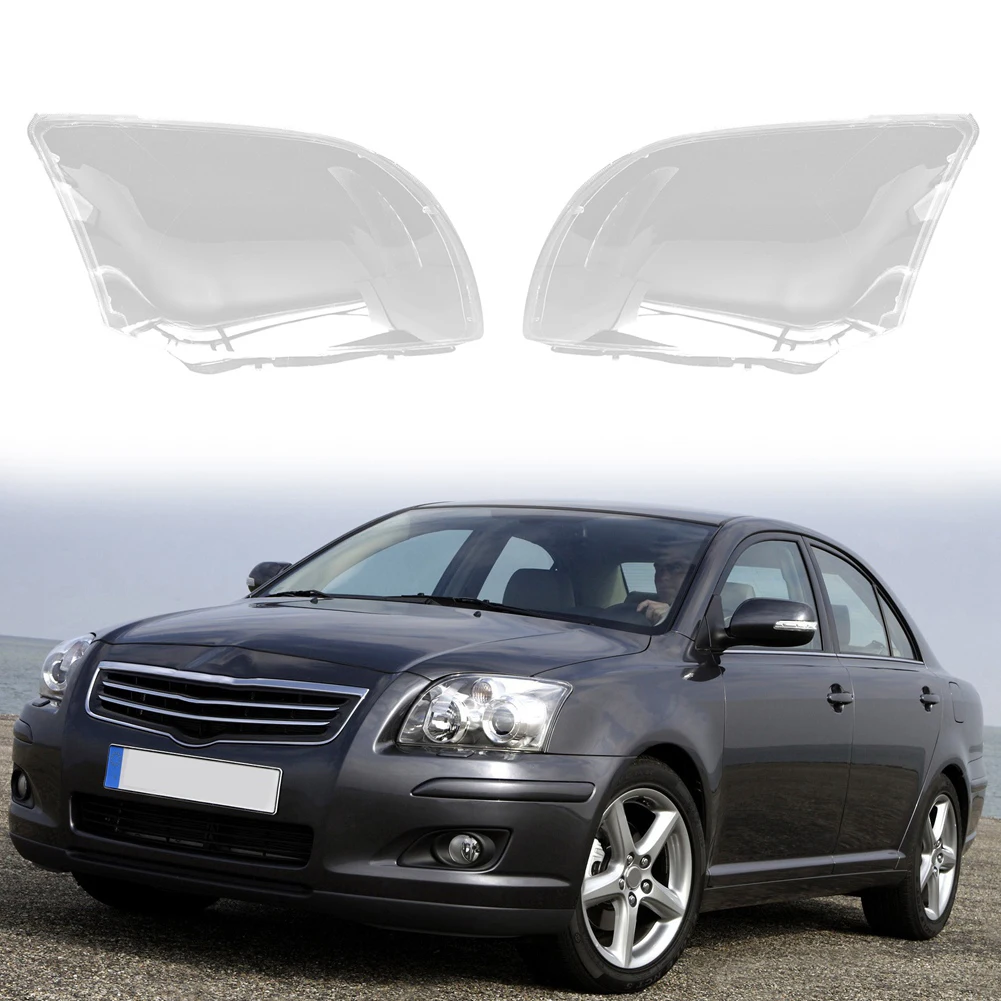 Car Right Headlight Shell Lamp Shade Transparent Lens Cover Headlight Cover for Toyota Avensis 2006 2007