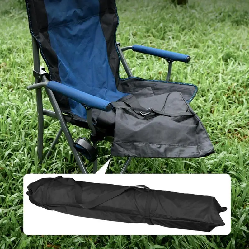 Camp Chair Bag 48 Inches Camp Chair Carry Bag Recliner Moon Chair Storage Bag with Shoulder Strap Thick 600D Oxford Cloth