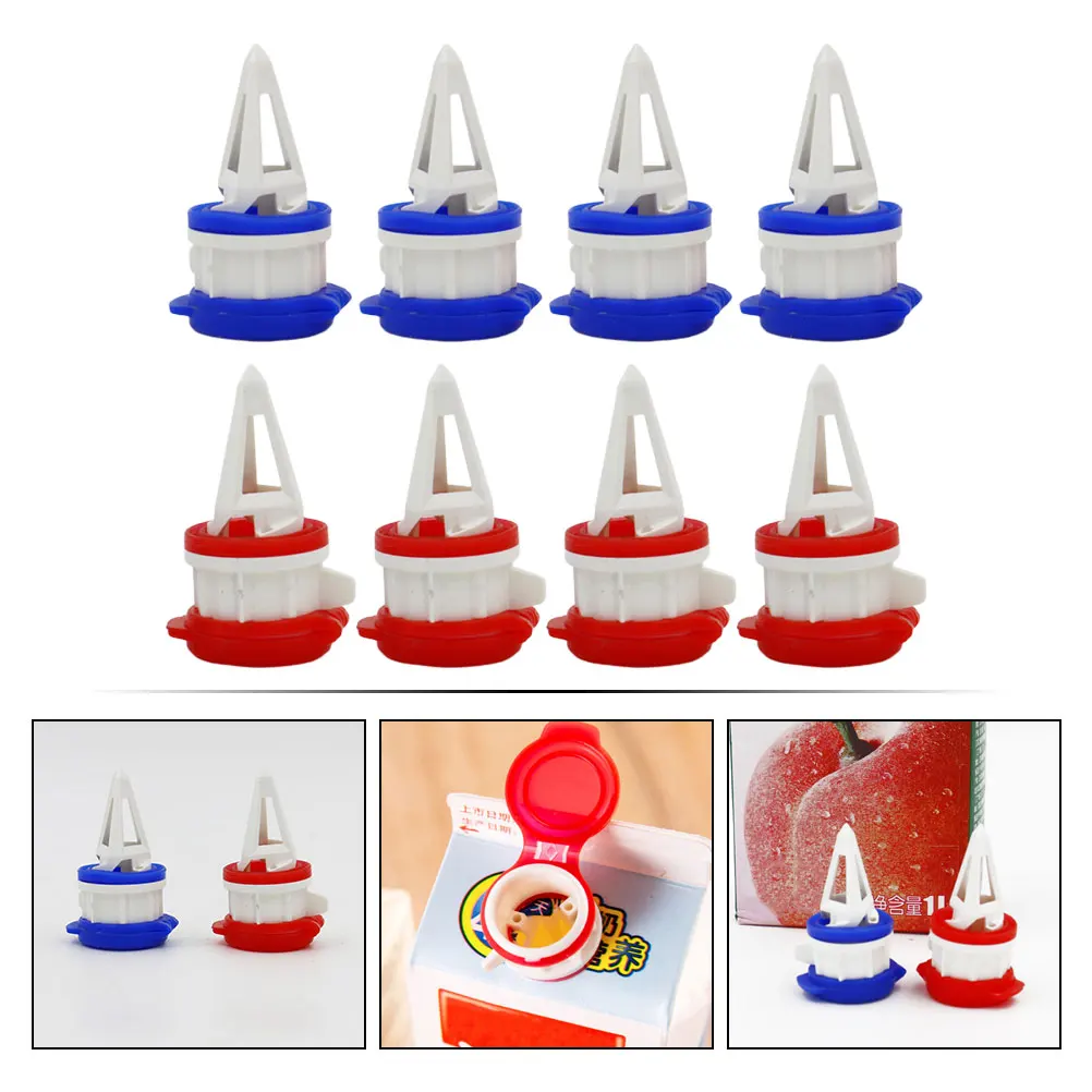 

8 Pcs Drink Deflector Juice Pourer Bottle Pourers Dispenser Spout Drinks Beverage Tap Milk Splitter Plastic Container