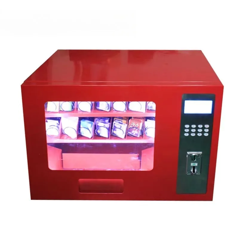 Non-cooling multi-functional snack food dispenser can vending machine for easy snack access