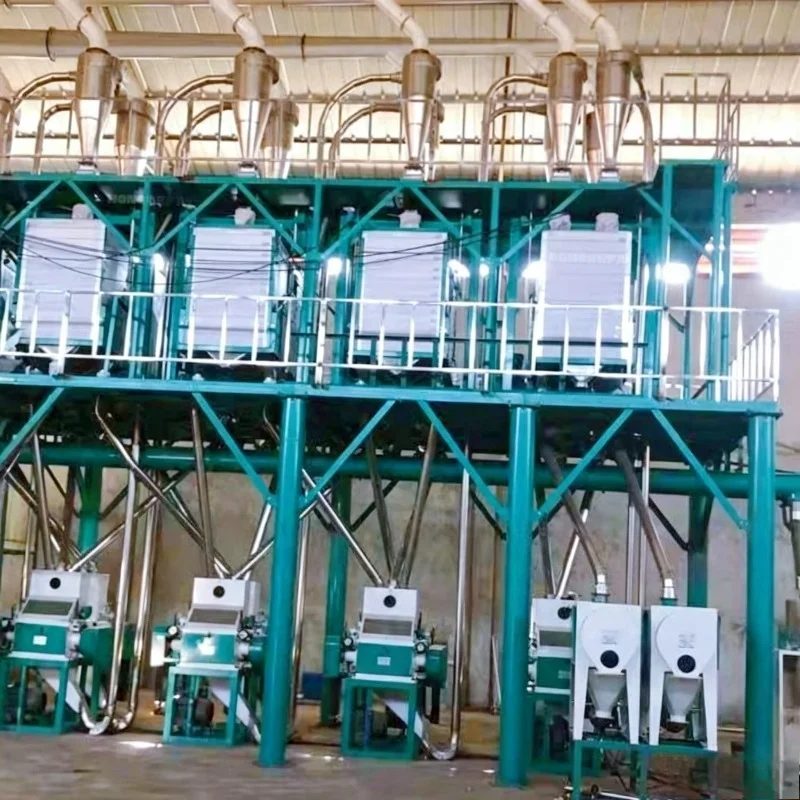 Customized 10-200 Ton Per Day Wheat Flour Milling Machine Wheat Flour Mill Equipment With Stainless Steel Pipes
