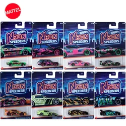 Оригинальный Mattel Hot Wheels автомобиль 1/64 литые неоновые скоростные машины Toyota Datsun Wagon Nissan Skyline GTR Коллекция игрушек для мальчиков