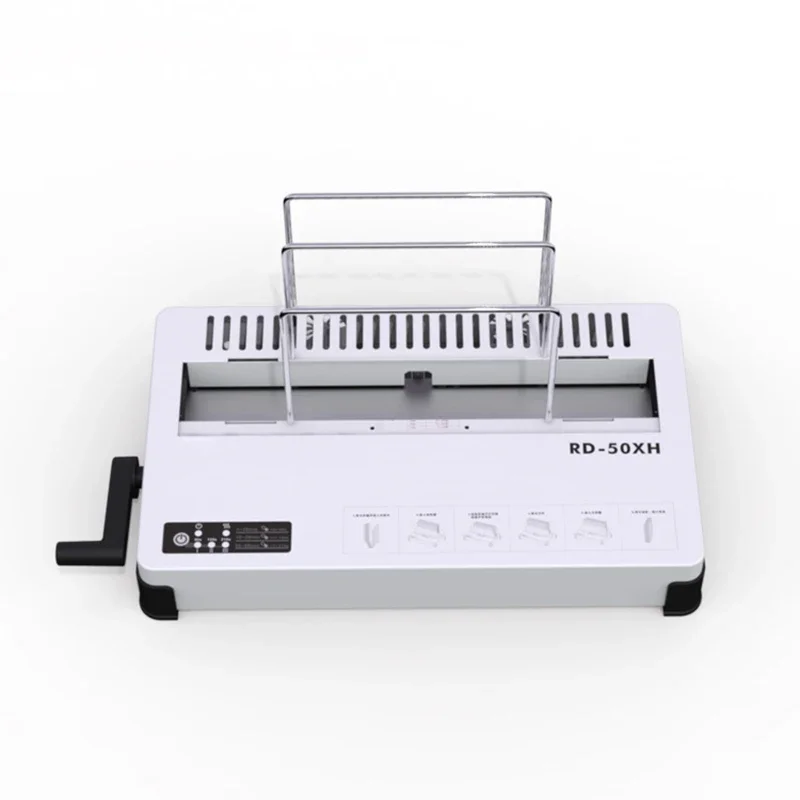 Upgrade A4 RD-50XH Hot Melt Thermal Binder Desktop Glue Bookbinding Machine Contract Documents Book Envelopes Hot Melt Binding M
