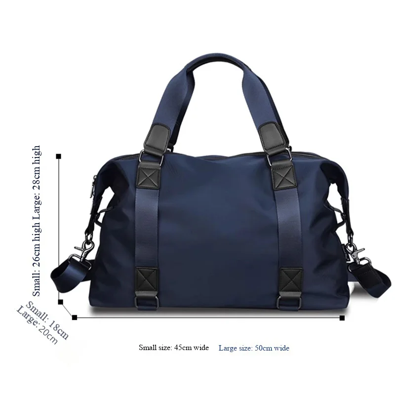 

Men's new lightweight business travel bag hand luggage bag leisure large capacity shoulder bag dry wet separation handbag