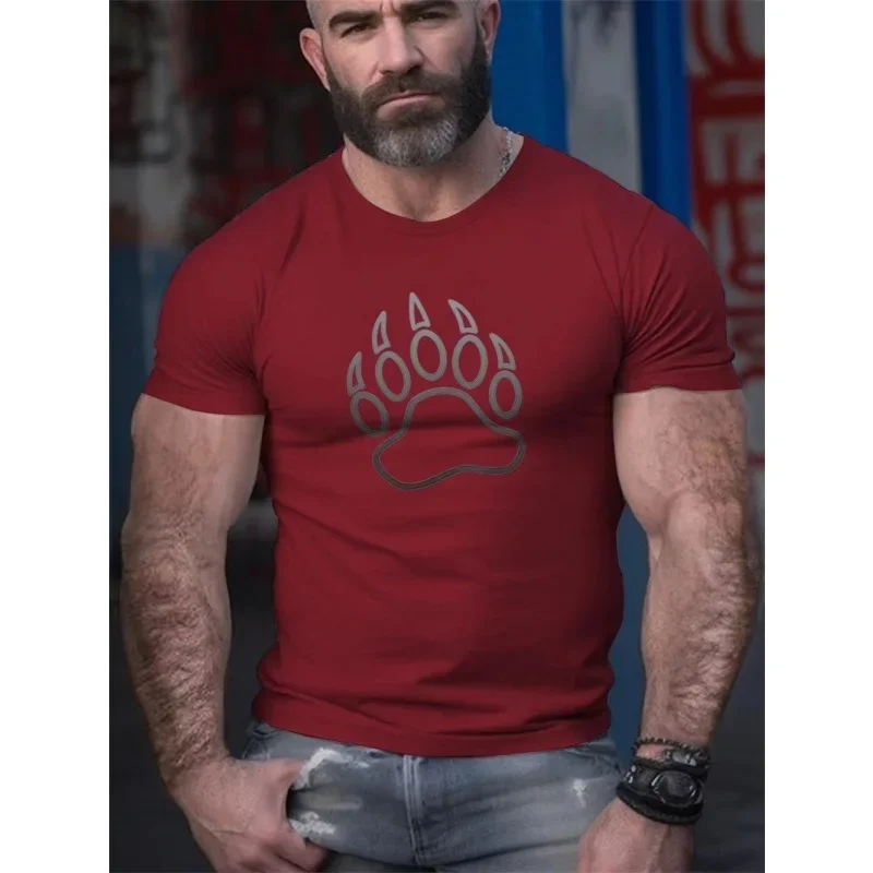 Bear Seal Graphic T Shirt For Men Cute Cool Animals 3D Printed Tees Summer Fashion Short Sleeve Tops Loose O-Neck T-Shirts