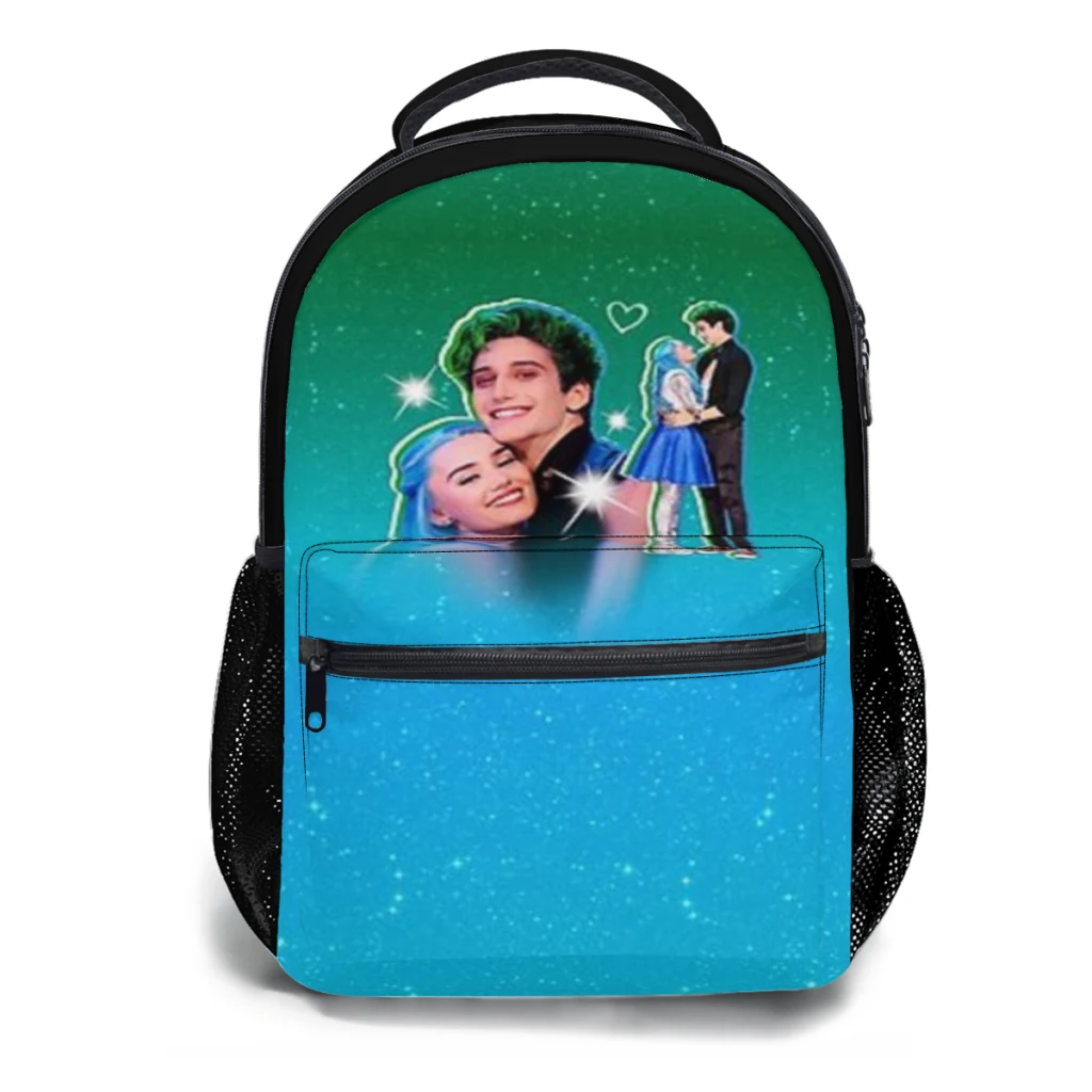 Mochila impermeável de grande capacidade, bolsa de computador lavável, mochila versátil, Zombies 3 Addison e Zed, todos os dias, mas o amor