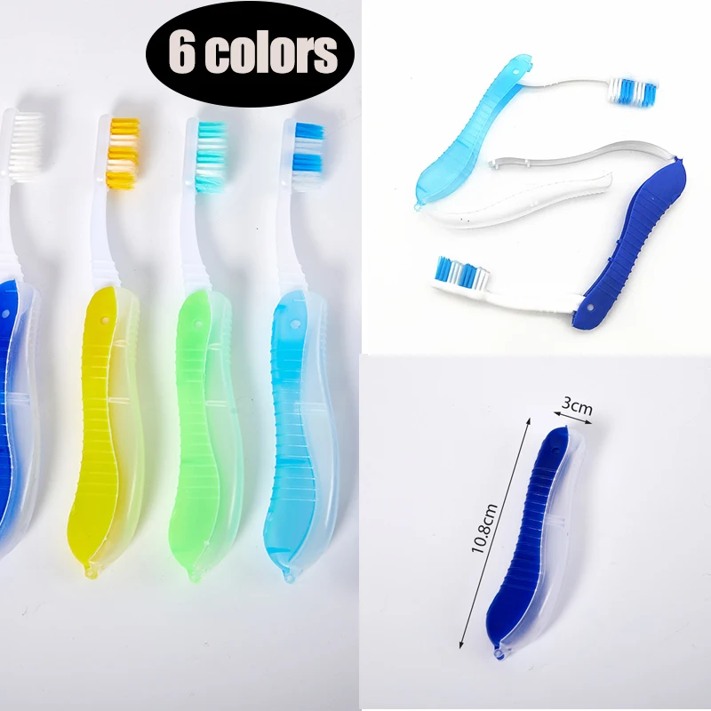 

1 шт. портативная одноразовая складная зубная щетка для путешествий и кемпинга, инструменты для чистки полости рта