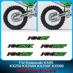 2pcs Motorcycle Swing Arm Decal Sticker Graphics Kit For KAWASAKI KX250 KX250X KX250F KX85 KX500 Decorative Reflective Stickers