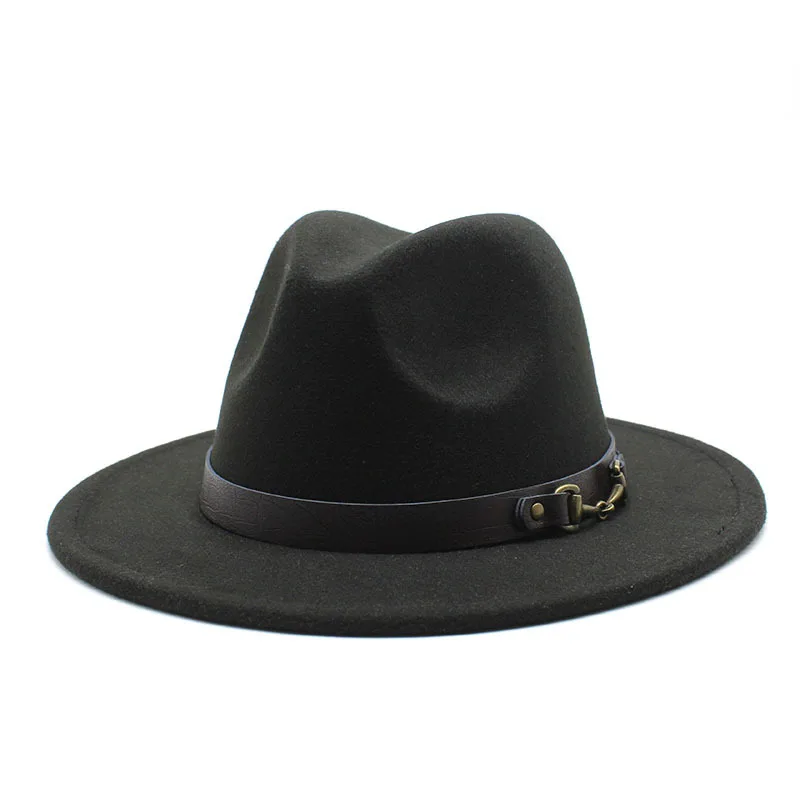 

Aliexpress European And American Fashion Jazz Hat Autumn And Winter New Black Woolen Top Hat 60cm