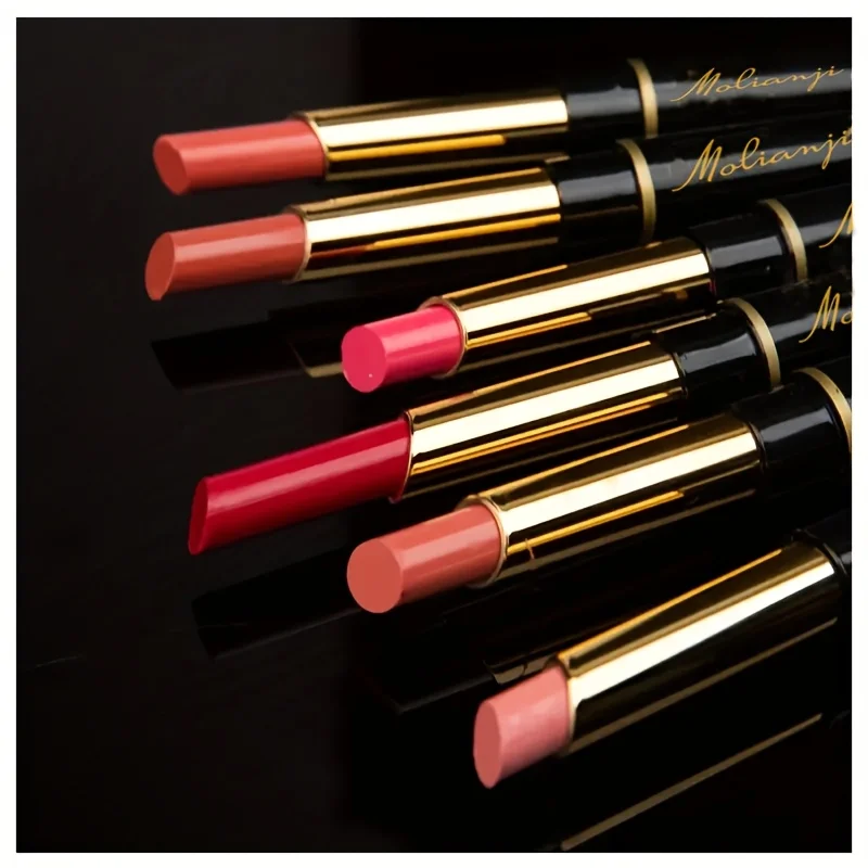 Matita per labbra opaca impermeabile Matita per rossetto Contorno rosso Rossetto tono Tazza antiaderente a lunga durata Trucco labbra idratante Regalo di San Valentino