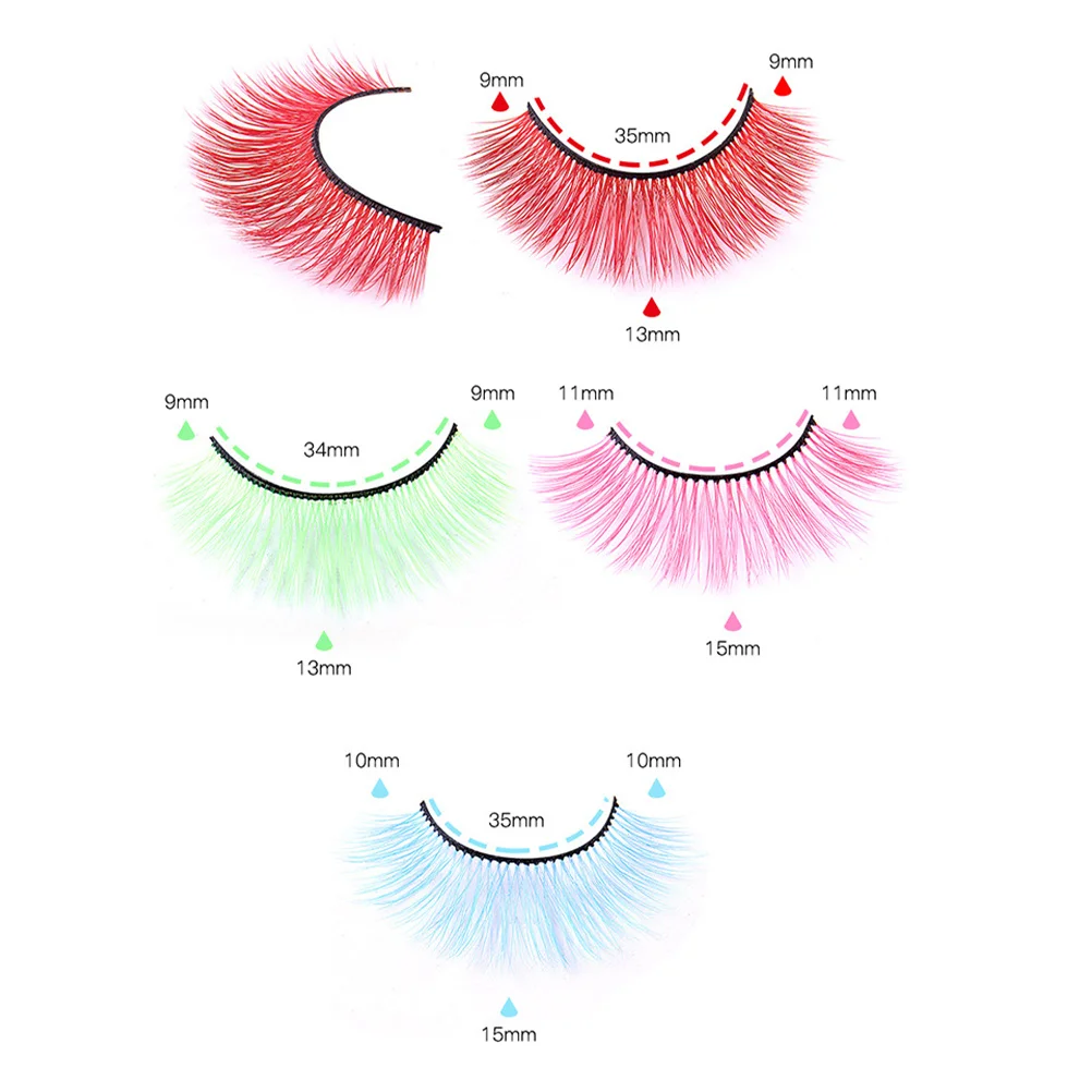 Paquete de 2 cajas de pestañas postizas naturales para mujer, extensiones de pestañas individuales, accesorios de maquillaje para uso diario