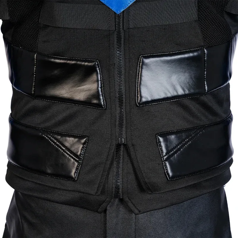 Man Dick Costume Cosplay Halloween Tuta da supereroe Tuta da armatura in ecopelle Set completo e articoli individuali venduti ob;8