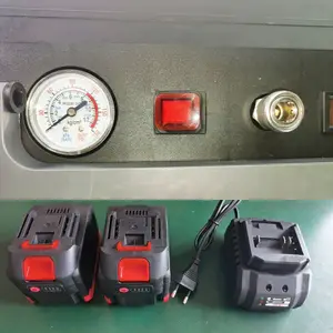 Stiller drahtloser Luftkompressor, 9l, 2800 U / min, 7,5 bar, reines Kupfer, ohne Öl, kleiner, elektrischer Luftkompressor 8 Hauptverkaufsluftkompressor ohne Öl - №3