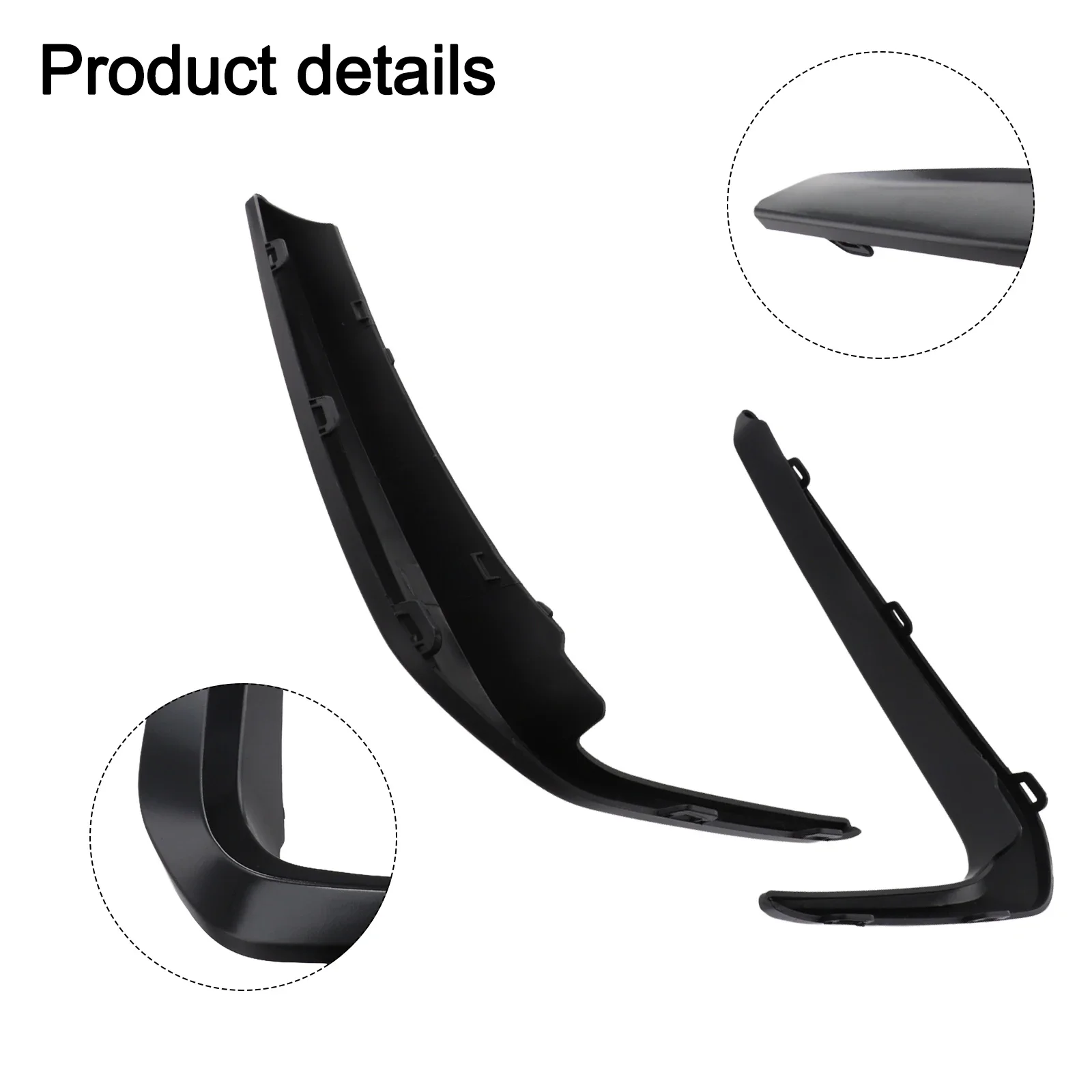 

Front Bumper Trim G30 Fog Light Cover Hard Plastic Material Car Exterior Enhancement For 2016-2020 For M-Sport Models