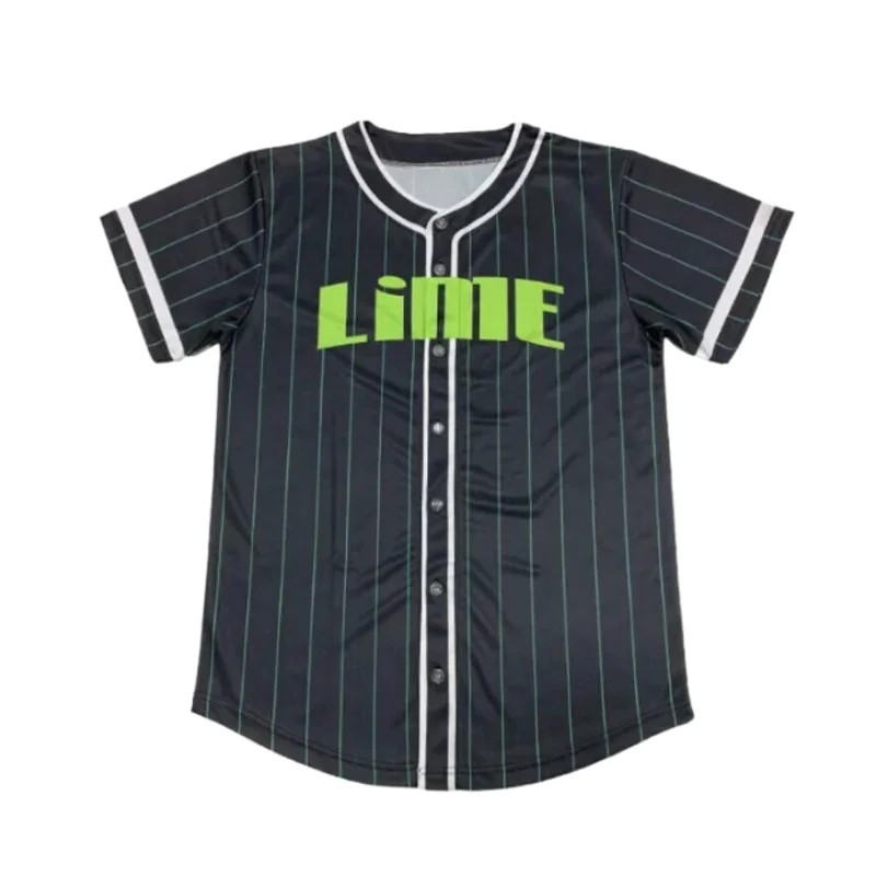 Custom Full Button Spirit Baseball Jersey Sublimated Team Name & Number Baseball Uniform Sportswear for Men Women Kids