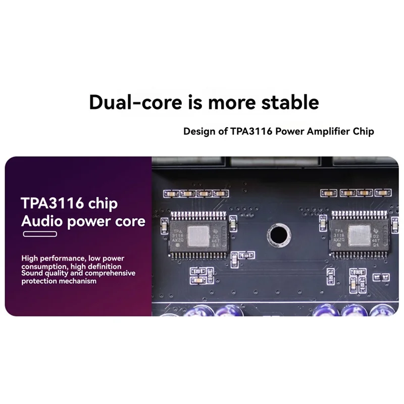 【FAST-SALE】Q100H High-Power Bluetooth Digital Sound Amplifier Board 2.1 Channel Subwoofer 50Wx2+ 100W TPA3116 Power Amplifier Sp
