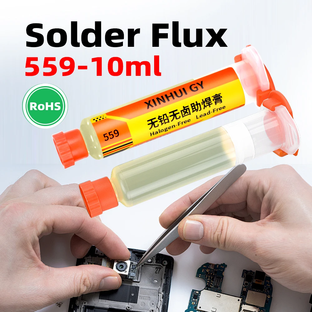 NC-559-ASM environmentally friendly rosin no wash lead-free halogen solder paste repair flux