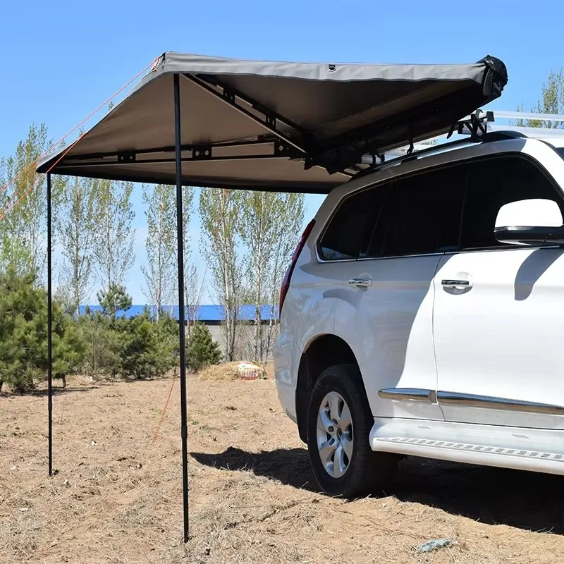 خيمة المظلة FaCar 270 درجة قائمة بذاتها مظلة الشمس جناح الخفافيش سقف السيارة خيمة المظلة الجانبية #1