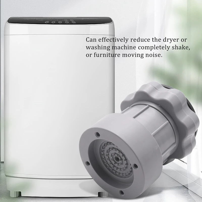 وسادة مضادة للاهتزاز قابلة للتعديل للغسالة ، أقدام مضادة للاهتزاز ، وسادة صدمات ، حصيرة مانعة للانزلاق ، واقي الأثاث ، جديد ، 4 VA