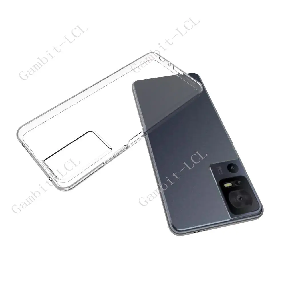Anti-Falling Case For TCL 40 SE Soft Silicone TPU Original Shockproof Back Cover ON TCL40 XL TCL40XL 40XL TCL40SE  40SE Shell