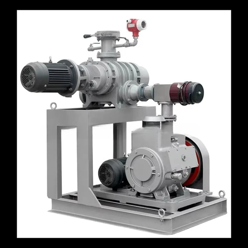 Full Brake Oil-Free Mechanical Booster High Dry Screw Roots Rotary Vane Vacuum Pump Unit Series