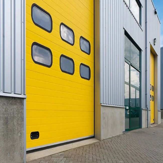 High Quality Automatic Industrial Sliding Door Stainless Steel Insulated Vertical Lifting Door for Garages Workshop Use