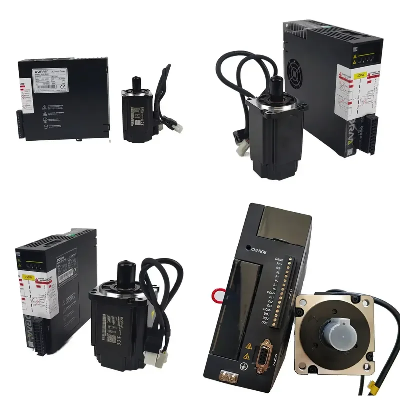 2026 HOT Precision Control 60mm Flange AC Servo Motor and Driver Kit 1.27N.m 220v 50hz 3000rpm 400w for CNC Machinery