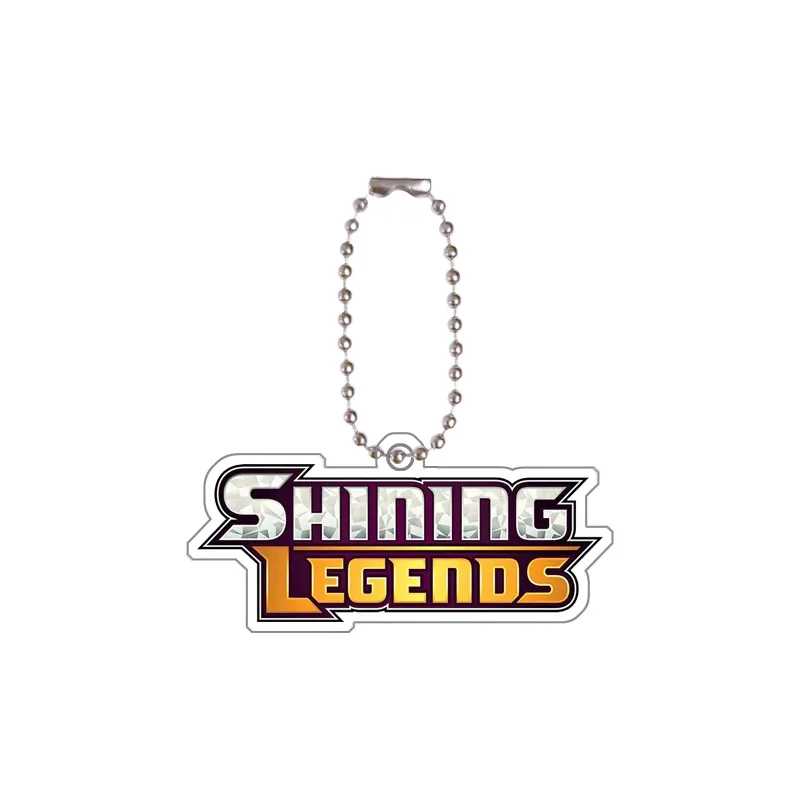 

NEW Anime Pokemon Series Pikachu Live Logo Creative Keychain Cartoon Game Collection Card Diy Self-Made Acrylic Bag Pendant Gift