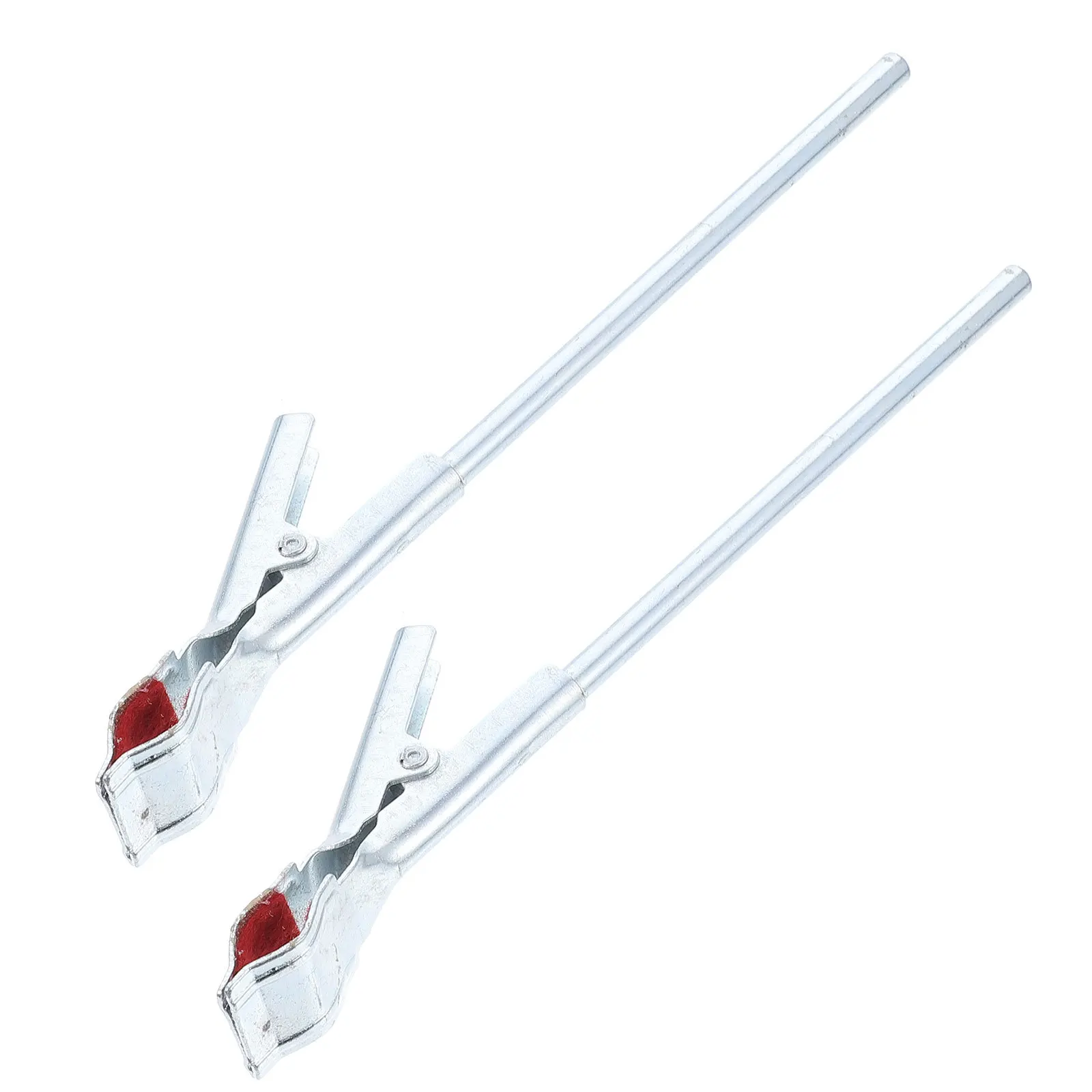 

2 Pcs Test Tube Clamp Lab Holder Clip on Tubes Bracket Clamps for Galvanized Iron Mount