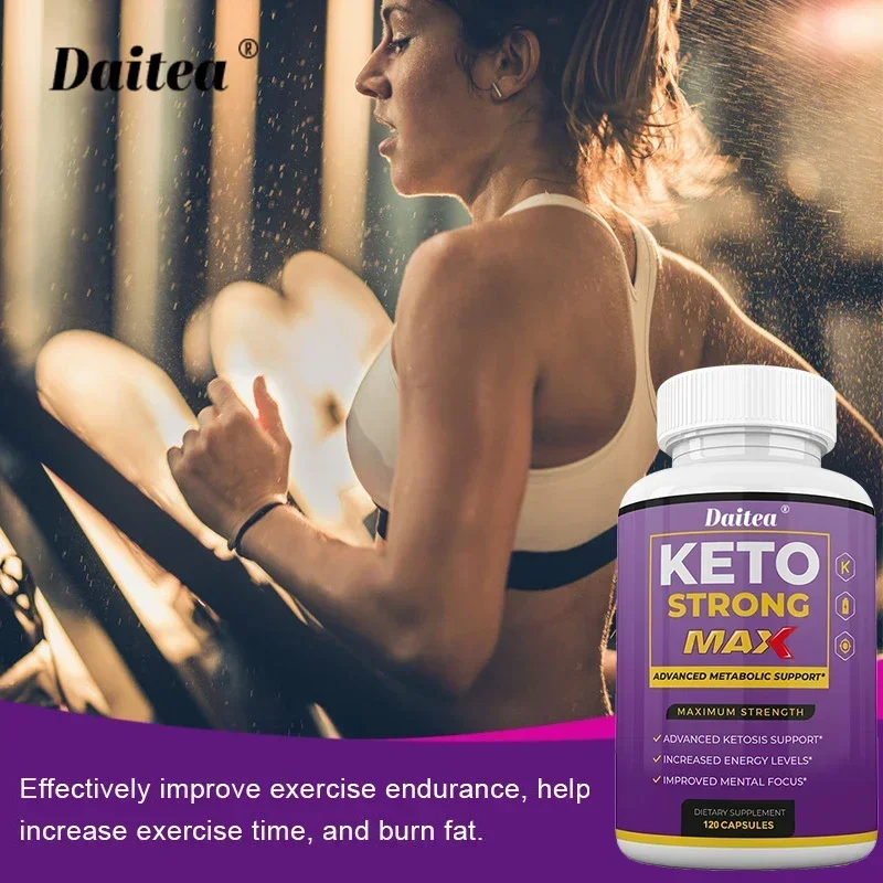 Daitea Keto Capsules - Digestion and Detoxification Support -Advanced Formula Boosts Metabolism,120 Capsules,Non-GMO,Gluten-Free