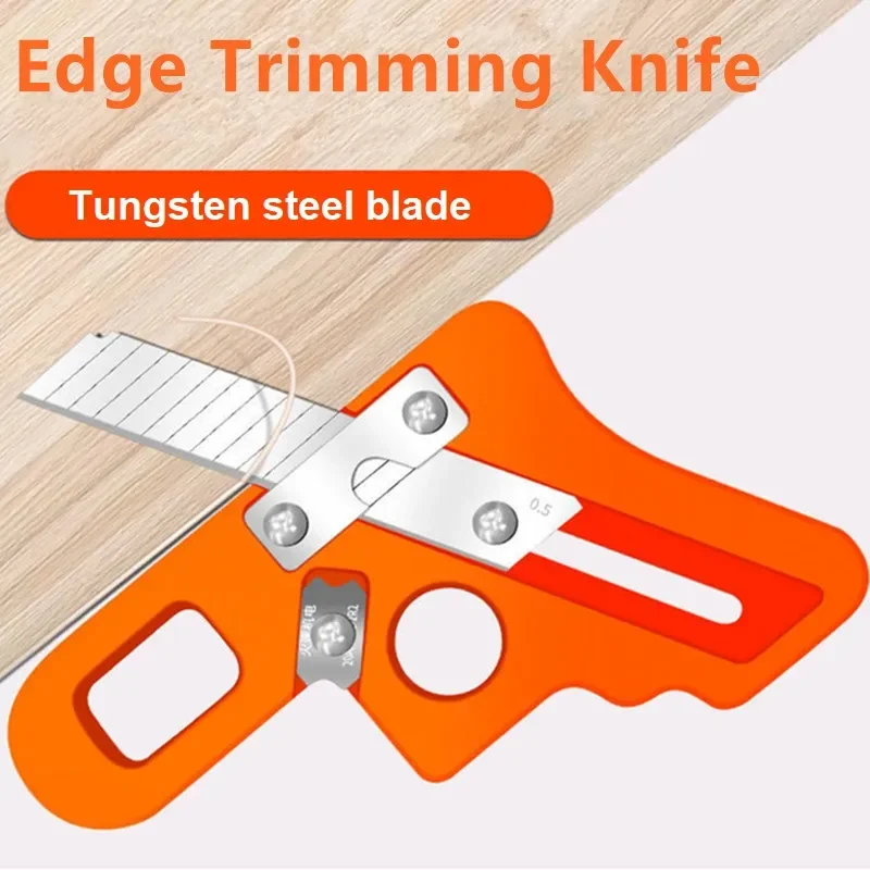 Woodworking edge trimming knife Band trimmer Corner Planer Chamfering Fillet Scraper Rounded Arc Manual Planer tool