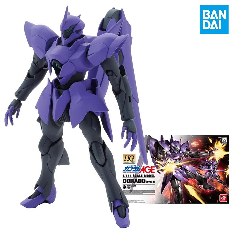 

Bandai Original HG AGE 11 Dorado HG 1/144 SCALE MODEL DORADO OVM-E Action Figure Assembly Model Toys Collectible Model Ornaments