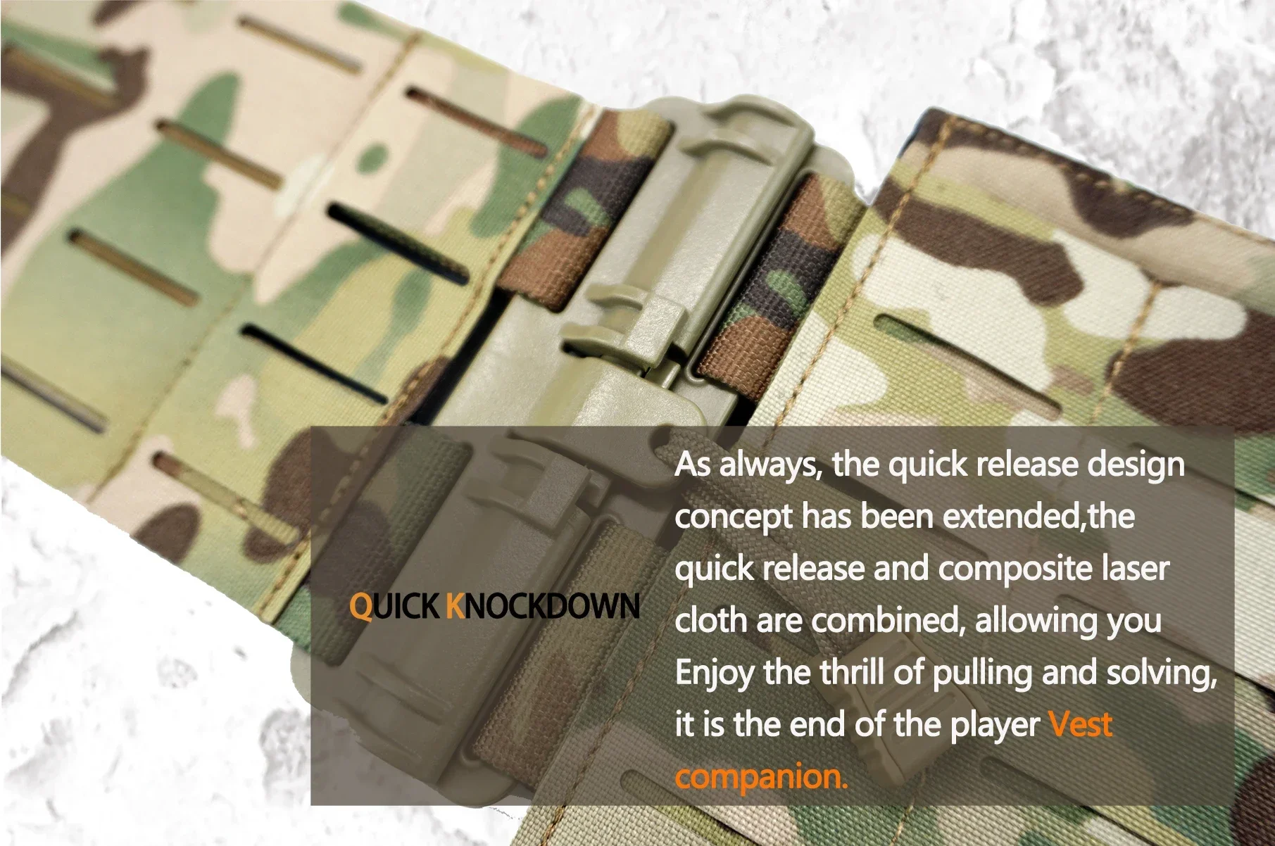 DMGear Quick Release Retrofit Kit 2.0 S&S PlateFrame TMC Men and Women Emerson Universal Frame Vest Hunting Wargame