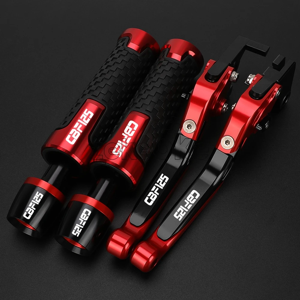 For Honda CBF125 CBF 125 2008-2015 2014 2013 2012 2011 2010 2009 Motorcycle CNC Adjustable Brake Clutch Levers Handlebar Grips - view 2