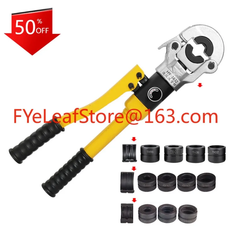 Manual Stainless Steel Pipe Crimping Pliers Water & Aluminum Plastic Pipe Hydraulic Clamp CW-1525 Thin Wall Tool