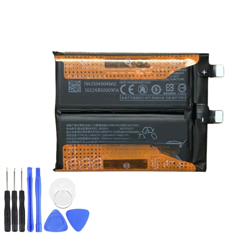7.74V 2250mAh BS08FA Battery For Xiaomi Black Shark 4/4Pro Phone High Quality 5+tools