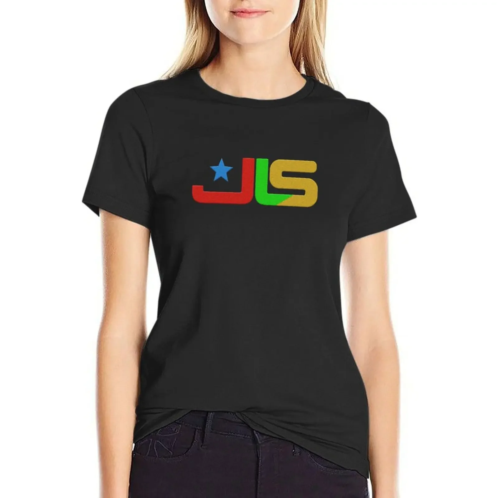 

JLS T-shirt tops kawaii clothes Women tops