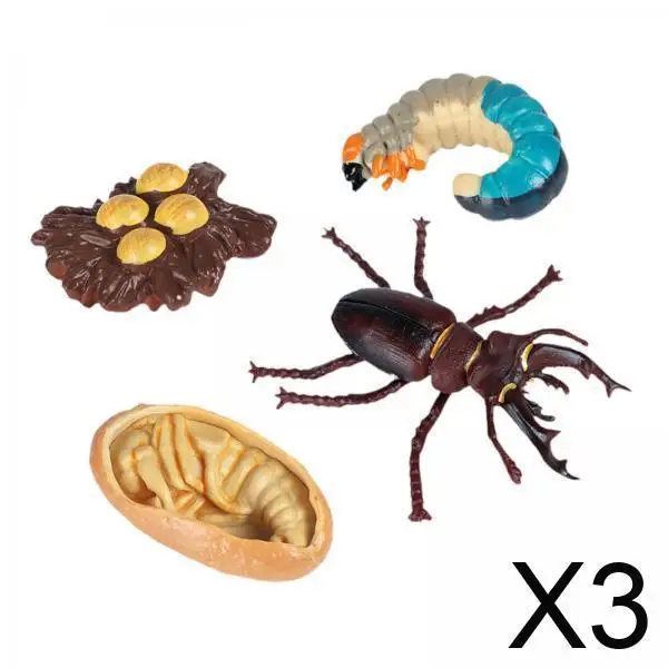 

Набор из 3-х фигурок животных: развивающие игрушки, многофункциональные учебные пособия, игрушечные украшения для детских занятий