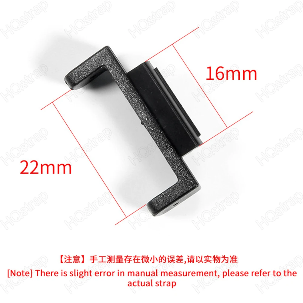 1 Pair Plastic Connector for Casio for GA110/2100/DW5600 Watch Band Adapter Black Watches Accessories
