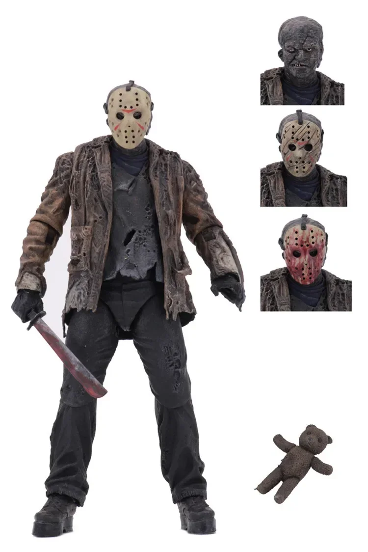 NECA Original Freddy Vs. Jason PVC Action Figure Model Doll 18cm