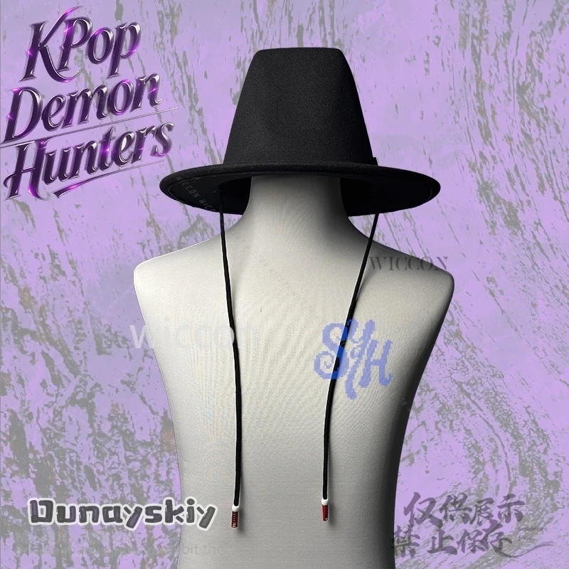 Саджабай Инь Косплей Красивый Вампир Kpop Демон Идол Сценическая Униформа Шляпа Черный Хэллоуин Вечеринка Гот DIY Головные Уборы Cos Индивидуальные