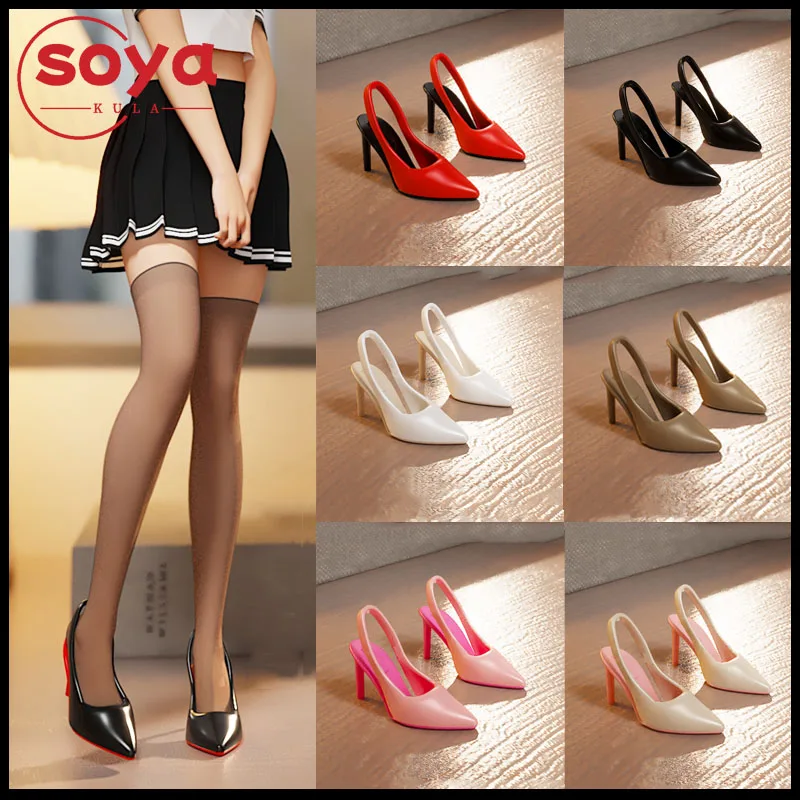 1/6 skala Sexy Spitz-Toe Dünne Ferse High Heels Schuhe Modell Fit 12'' Weibliche Soldat Action Figur Körper puppen