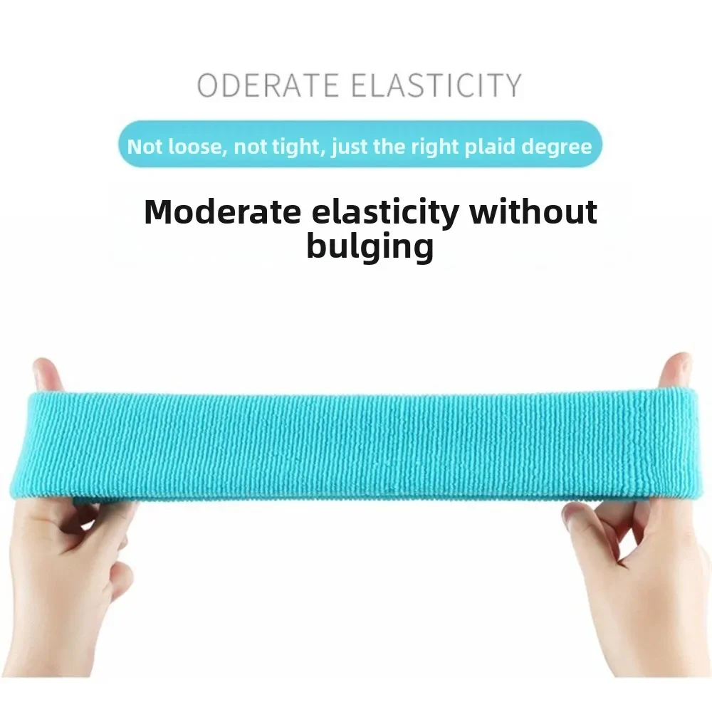 

Sports antiperspirant belt jumping exercise badminton elasticity Solid color widening sweat-absorbing headband running sweat